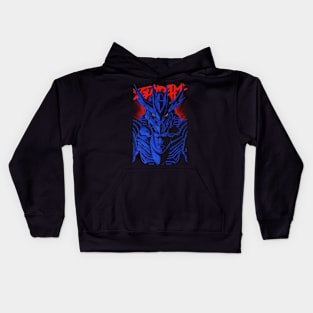 Mecha blue barbatos Kids Hoodie